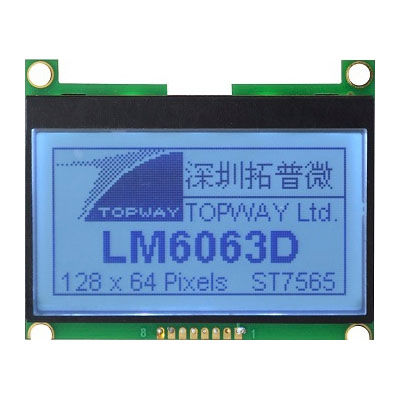 LCD-Display - LM6063DCW - TOPWAY LCD - Punktmatrix / Grafik / 128 x 64