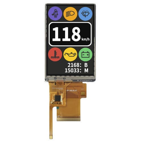 Displaymodul / TFT LCD - LMT035DNJFWD-NND - TOPWAY LCD - mit kapazitivem Touchscreen / Farb / 480 x 320