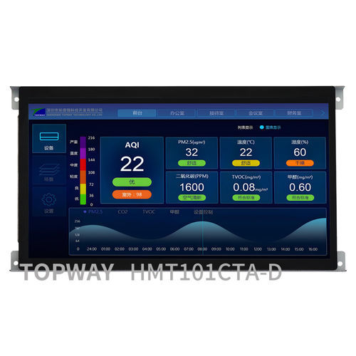 LCD-Displaymodul - HMT101CTA-D - TOPWAY LCD - mit kapazitivem Touchscreen / Farb / 1024 x 600