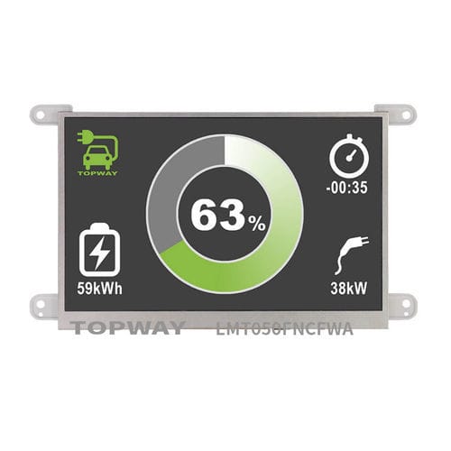 Displaymodul / TFT LCD - LMT050FNCFWA - TOPWAY LCD - Farb / Grafik / 800 x 480