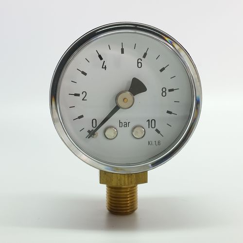 Analoges Manometer - 40.11 - Manometer Preiss EMPEO-KBM OHG - Gewinde / Messing / Rohrfeder