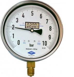 Digitales Manometer - EMPEO 2 - Manometer Preiss EMPEO-KBM OHG - Gewinde / Edelstahl / Rohrfeder