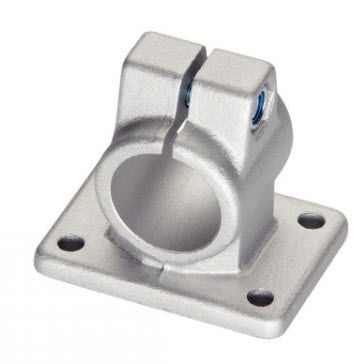 Runder Rohrverbinder - 92-15 - Emile Maurin Eléments Standard Mécaniques - Aluminium / Bodenlager