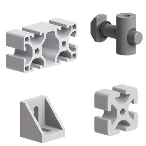Aluminium-Profilsystem - 94 series - Emile Maurin Eléments Standard Mécaniques
