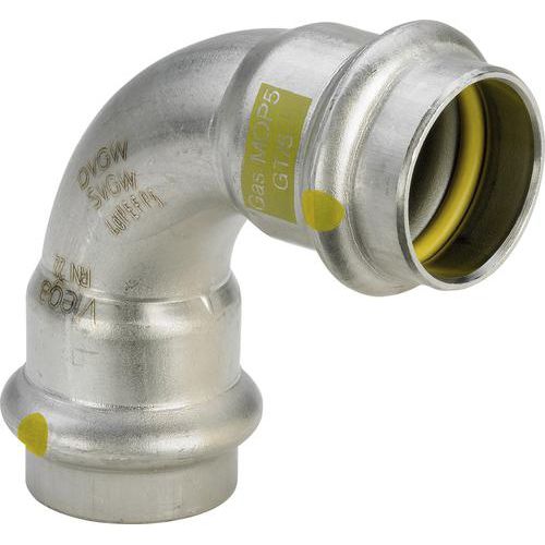 Hydraulikanschluss - Sanpress Inox G - Viega GmbH & Co. KG - Schneidring / Crimp / rechtwinkelig