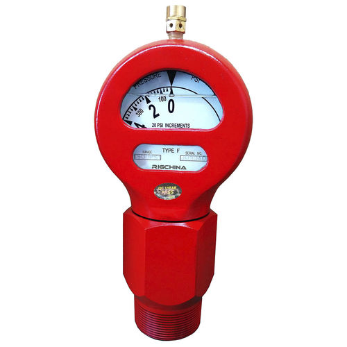 Manometer für Schlammpumpe - F6 - RIGCHINA GROUP COMPANY - mit Zifferblatt-Anzeige / Membran / gehärtet