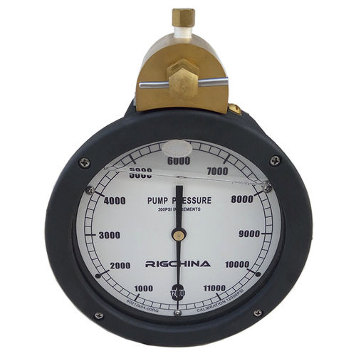 Manometer für Schlammpumpe - YK-160B - RIGCHINA GROUP COMPANY - mit Zifferblatt-Anzeige / Kolbentyp