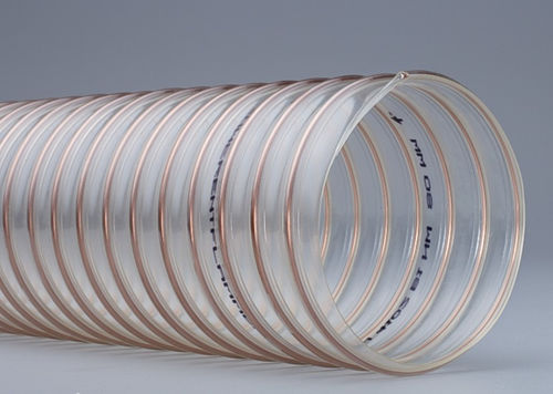 Schlauch für Luft - FLEXADUX® P1 N PU AE SE-A - SCHAUENBURG Ruhrkunststoff GmbH - Polyurethan / Ansaug / für die holzverarbeitende Industrie