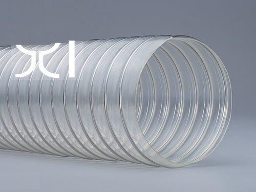 Schlauch für Luft - FLEXADUX® P 2 PU PAS - SCHAUENBURG Ruhrkunststoff GmbH - Staub / Edelstahl / Polyurethan
