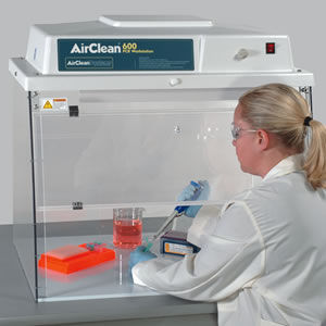 PCR Abzugshaube - max. 48 x 24 x 32" | AC DB series - AirClean Systems