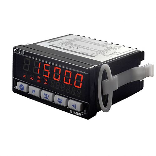 Anzeiger Zähler / Durchfluss - N1500-FT - Novus Automation - digital / Platten / mit Analogausgang