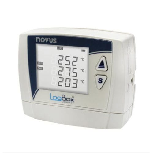 Temperatur-Datenlogger - LogBox BLE - Novus Automation - Spannung / Strom / USB