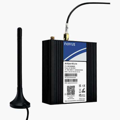 Industrie-Gateway - AirGate 4G Lite - Novus Automation - IoT / Ethernet / RS232