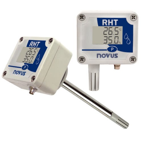 Feuchte- und Temperatursensor / relativ - RHT-485-LCD - Novus Automation - Modbus RTU / 12 VDC / IP65