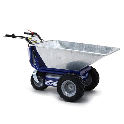 Minidumper auf motorisiertem Wagen - D1 - ZALLYS - elektrisch / mit Frontentladung / kompakt
