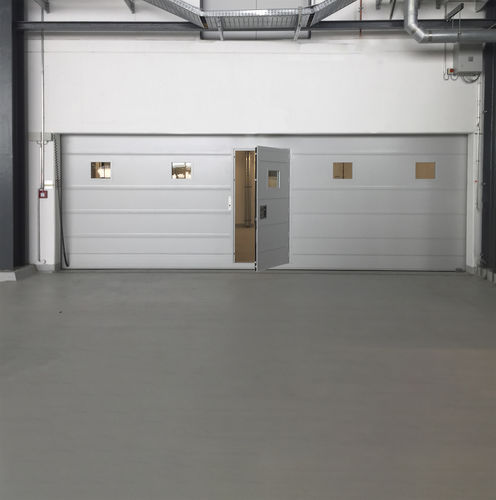 Sektional-Eingangstor - TITAN 26 - Jansen Tore GmbH & Co.KG - vertikal / Feuerschutz / Stahl