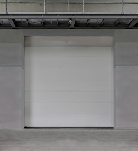 Sektional-Eingangstor - RC3 136 - Jansen Tore GmbH & Co.KG - vertikal / Aluminium