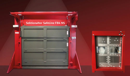 Sektional-Eingangstor - FB4 NS - Jansen Tore GmbH & Co.KG - elektronisch gesteuert / Hochsicherheit
