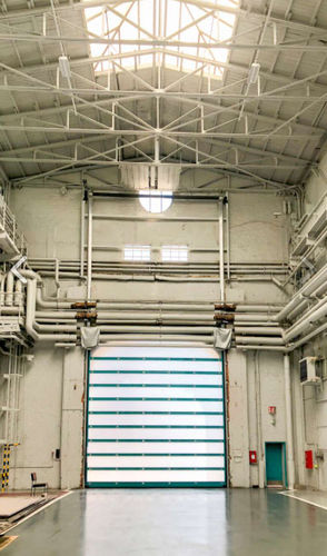 Sektionaltor - SUNLINE 44 - Jansen Tore GmbH & Co.KG - Polycarbonat / Industrie / Hangar