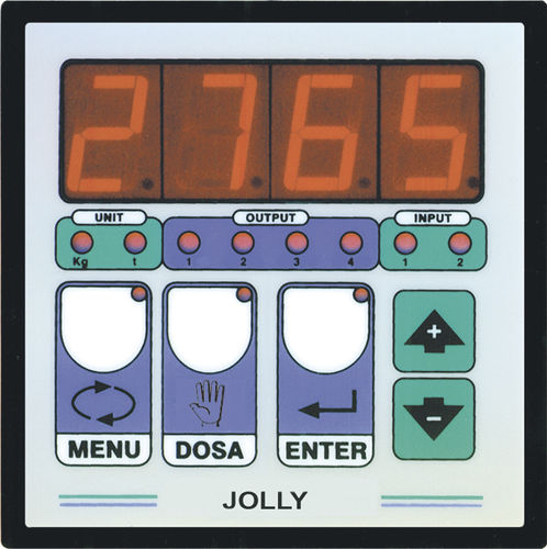 Digitaler Wägeindikator - Jolly 2/4 - LAUMAS Elettronica - LED-Display / wandmontiert / einbaufähig