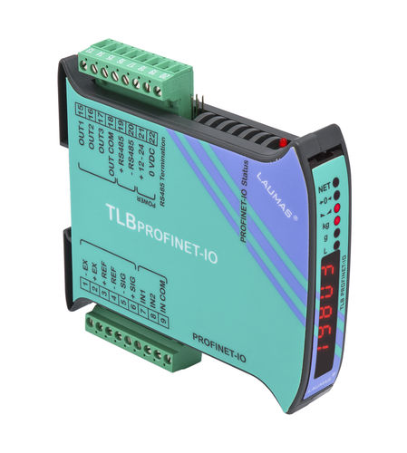 LED-Display-Wägeindikator/Transmitter - TLB PROFINET IO - LAUMAS Elettronica - für DIN-Schiene
