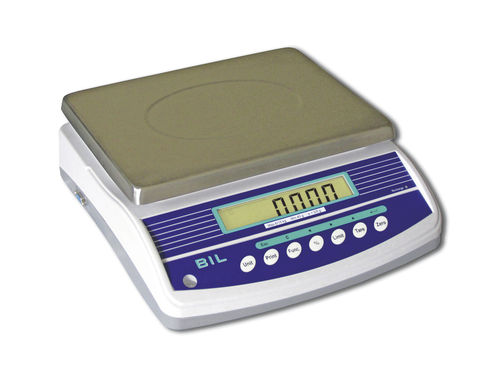 Zählwaage - BIL series  - LAUMAS Elettronica - mit LCD-Display / Edelstahl / Akku