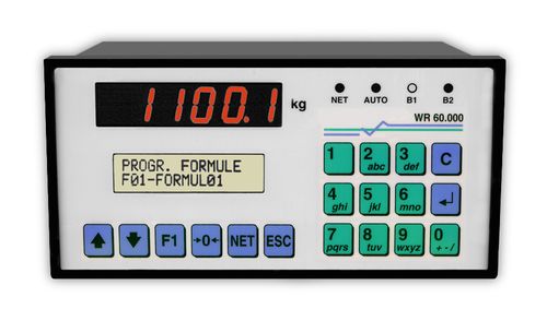 Digitaler Wägeindikator - WR  - LAUMAS Elettronica - LED-Display / mit LCD-Anzeige / einbaufähig