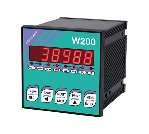 LED-Display-Wägeindikator - W200 series - LAUMAS Elettronica - einbaufähig / IP54 / Multifunktion