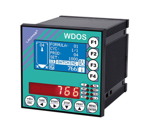 LED-Display-Wägeindikator - WDOS series - LAUMAS Elettronica - mit LCD-Grafikdisplay / einbaufähig / IP54