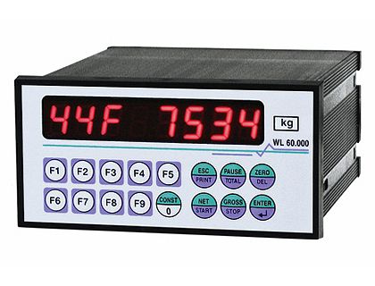 Digitaler Wägeindikator - WL60 - LAUMAS Elettronica - LED-Display / einbaufähig / IP54