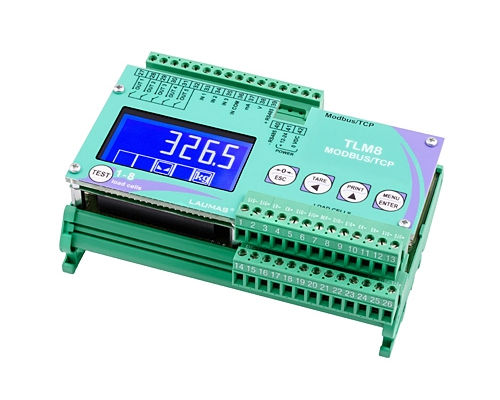 Digitaler Wägeindikator/Transmitter - TLM8 MODBUS/TCP - LAUMAS Elettronica - für DIN-Schiene / IP67