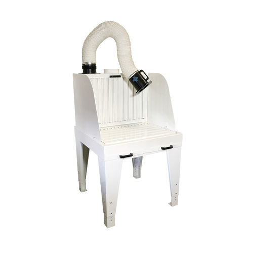 Schleif- und Schweißtisch / mit Absaugarm - MK-Mesa - J. Plymoth / Plymex Group