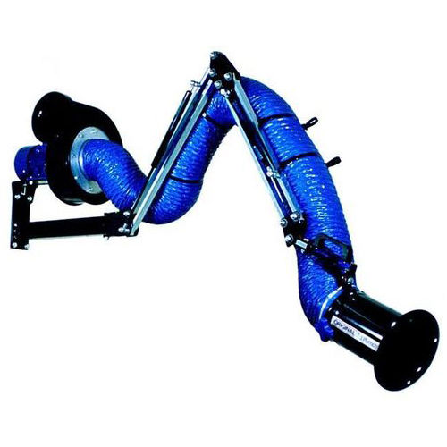 Festinstallierter Absaugarm - Super-Max - J. Plymoth / Plymex Group - elastisch / für Schweißrauch-Absaugsystem / Ansaug
