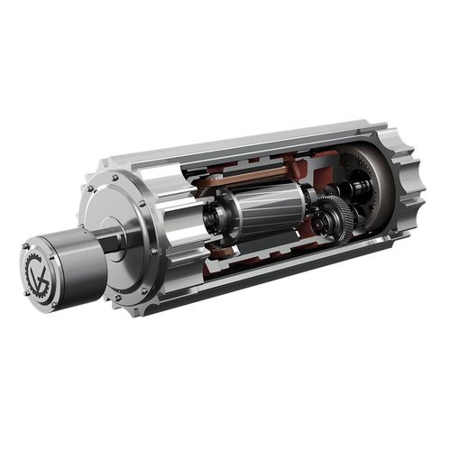 Trommelmotor für Hygieneanwendungen - SSV TM100 - SSV TM215 - Van der Graaf - einphasig/dreiphasig / gesteuert / für Bandförderer