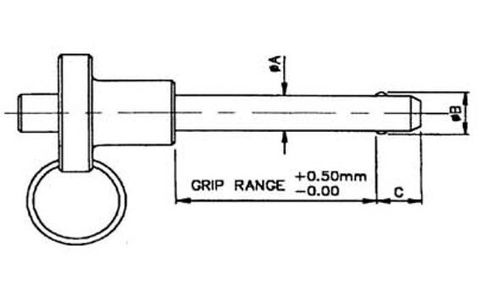 Kugelsperrbolzen mit T-Griff - 620, 625 series - Specialty & Fasteners Components