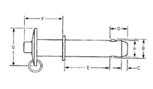 Kugelsperrbolzen mit Hebering - PL series - Specialty & Fasteners Components