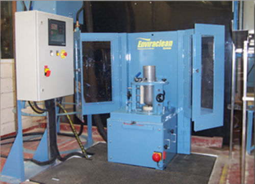 Drehtisch-Strahlanlage - Hodge Clemco - für Walzen / automatisch / halbautomatisch