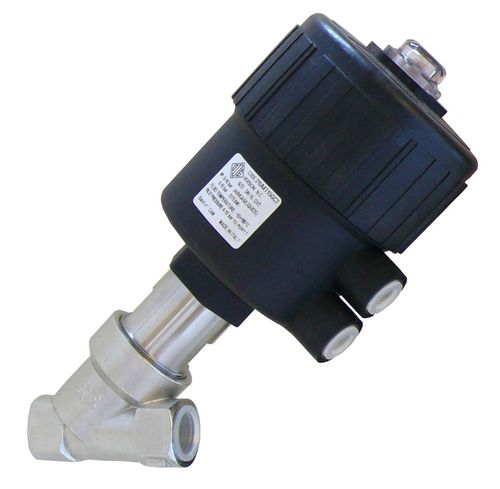 Pneumatisch gesteuertes Ventil - 21IA series - ODE - Durchsatzkontrolle / Schrägsitz