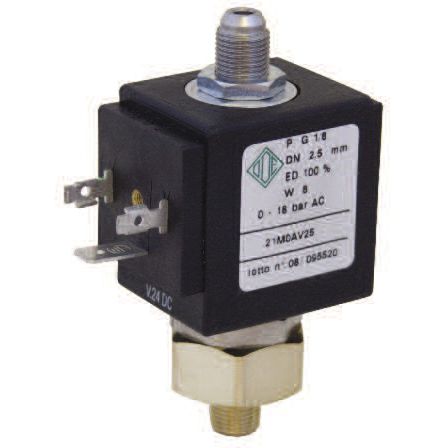 Direktwirkendes Magnetventil - 21M - 4144 series - ODE - 2-Wege / NO / Luft