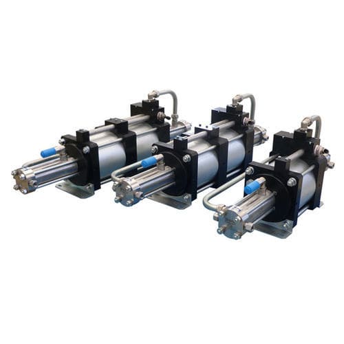 Kolben-Druckbooster - Multi-coupling-system - Stickstoff / Helium / Luft