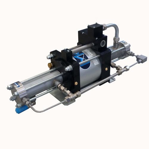 Kolben-Druckbooster - GB-40-75 - Multi-coupling-system - Gas / Stickstoff / Helium