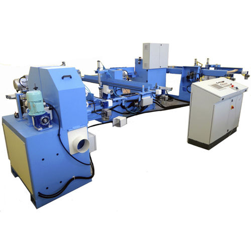 Bearbeitungsanlage für Schaufelgriffe - LMB  - SIBO engineering - Schleifer / Schneid / Formgebung