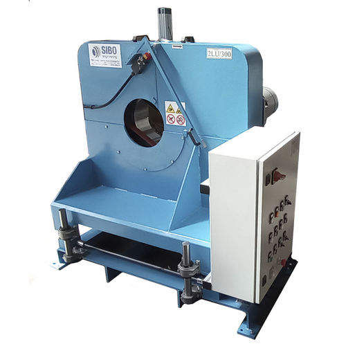 Schleif- und Satiniermaschine / Orbital - 2LU/300 - SIBO engineering - für Rohrenden / automatisch / mit variabler Geschwindigkeit