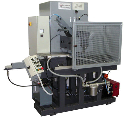 Poliermaschine für Metall - LSP/400 - SIBO engineering - für flache Werkstücke / zur Endbearbeitung / automatisch