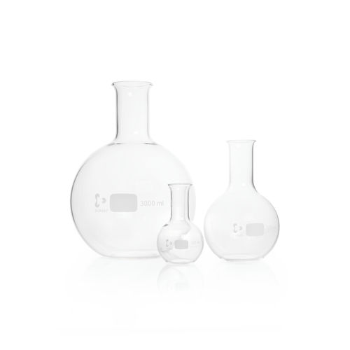 Phiole mit flachem Boden - 21711 series - DWK life science - Destillier / Borosilikatglas