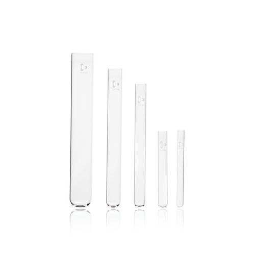 Labor-Reagenzglas - 261310106 - DWK life science - Borosilikatglas / Rundboden / zylinderförmig