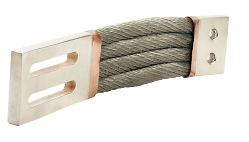Präzisions-Shunt - KINTO ELECTRIC CO., LTD. - geschmzeidige Umflechtung / flach / druckgeschweißt / Aluminium