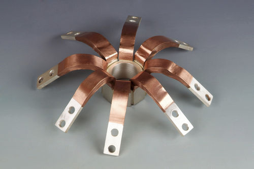 Laminat-Shunt - C - KINTO ELECTRIC CO., LTD. - druckgeschweißt / Silber