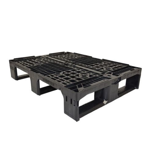 Recyclingkunststoff-Palette - SF 600 PREM - SMART FLOW EUROPE - HDPE / Euro / verloren