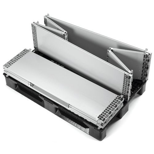 PP-Palettenbox -  SF 800 FB - SMART FLOW EUROPE - PVC / Lager / zusammenklappbar